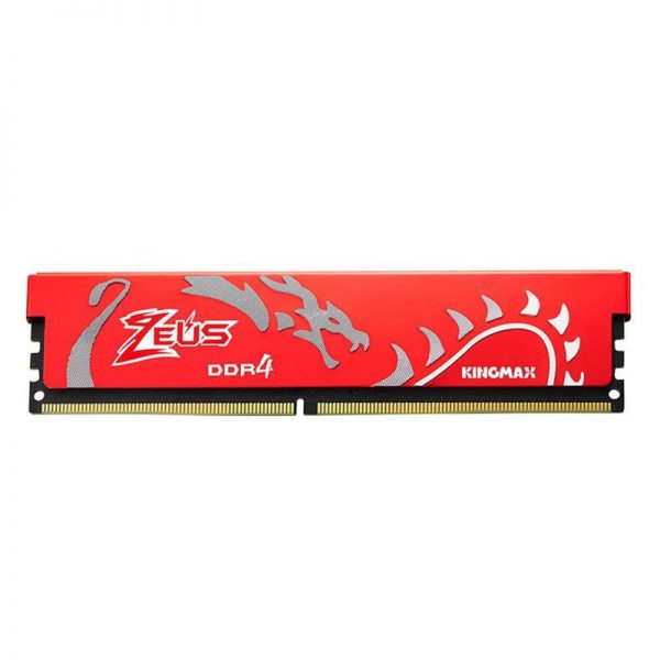رم دسکتاپ DDR4 تک کاناله 3000 مگاهرتز CL16 کینگ مکس مدل Zeus Dragon 8 گیگابایت