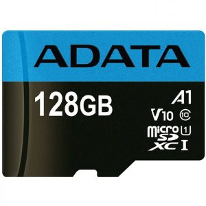 کارت حافظه microSDXC ای دیتا مدل Premier V10 A1 کلاس 10 سرعت 100MBps ظرفیت 128 گیگابایت