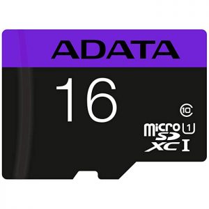 کارت حافظه‌ microSDHC ای دیتا مدل Premier کلاس 10 سرعت 80MBps ظرفیت 16 گیگابایت به همراه با آداپتور SD