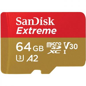 کارت حافظه microSDXC سن دیسک مدل Extreme کلاس A2 سرعت 160MBps ظرفیت 64 گیگابایت