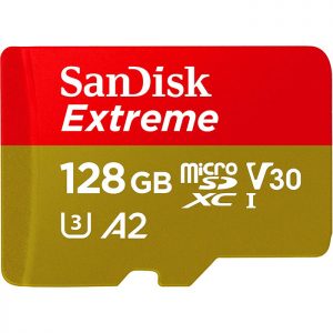 کارت حافظه microSDXC سن دیسک مدل Extreme کلاس A2 سرعت 160MBps ظرفیت 128 گیگابایت