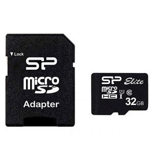کارت حافظه microSDHC سیلیکون پاور مدل Elite کلاس 10 سرعت 85MBps همراه با آداپتور SD ظرفیت 32 گیگابایت