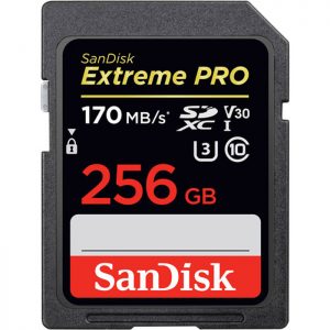 کارت حافظه SDXC سن دیسک مدل Extreme Pro V30 کلاس 10 سرعت 95MBps ظرفیت 256 گیگابایت