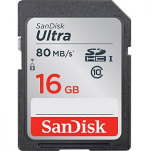 کارت حافظه SDHC سن دیسک مدل Ultra کلاس 10 سرعت 533X 80MBps ظرفیت 16 گیگابایت