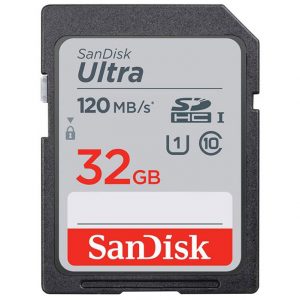 کارت حافظه SDXC سن دیسک مدل Ultra کلاس 10 سرعت 120MBps ظرفیت 32 گیگابایت