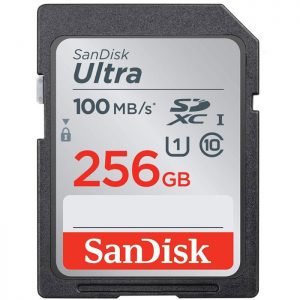 کارت حافظه SDXC سن دیسک مدل Ultra کلاس 10 سرعت 100MBps ظرفیت 256 گیگابایت