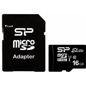 کارت حافظه microSDHC سیلیکون پاور مدل Elite کلاس 10 سرعت85MBps همراه با آداپتور SD ظرفیت 16 گیگابایت