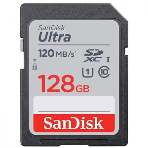 کارت حافظه SDXC سن دیسک مدل Ultra کلاس 10 سرعت 120MBps ظرفیت 128 گیگابایت