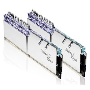 رم دسکتاپ DDR4 دو کانال 3200 مگاهرتز CL16 جی اسکیل مدل Trident Z Royal ظرفیت 16 گیگابایت