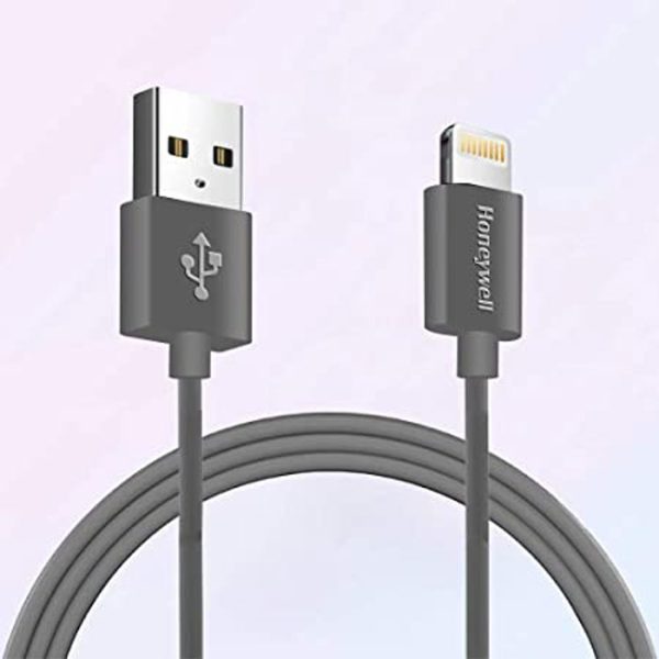 کابل شارژ سریع و تبدیل USB به لایتنینگ هانیول طول 1.2 متر